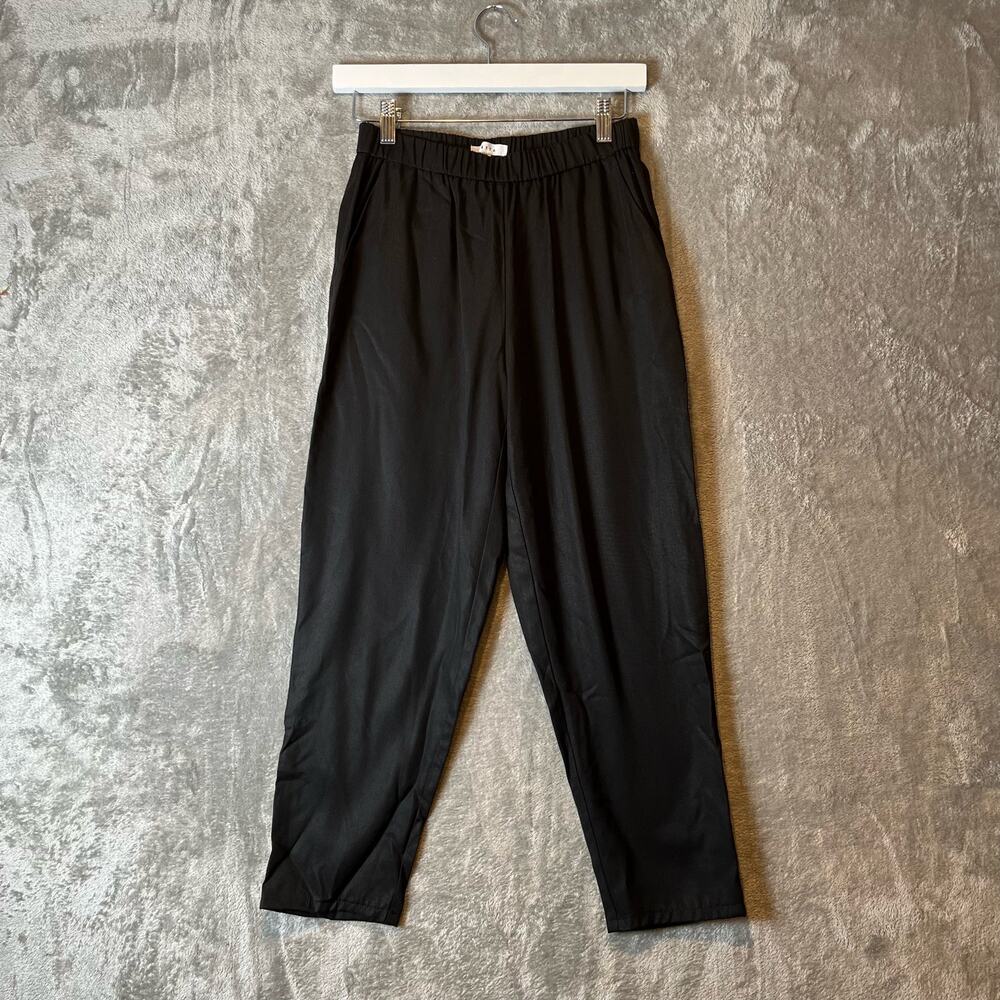 Vetta The Tencel Tapered Pants Sz XS Black‎